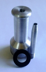 Насадка на баллон для подачи гелия в шарик разборная (с прокладкой)