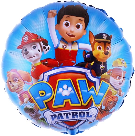 Шар Круг Щенки, Дружная команда (в упаковке)