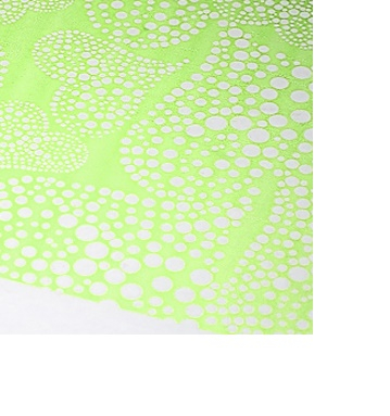 Пленка матовая на втулке "Сердца" салатовый