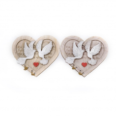 Открытка деревянная 