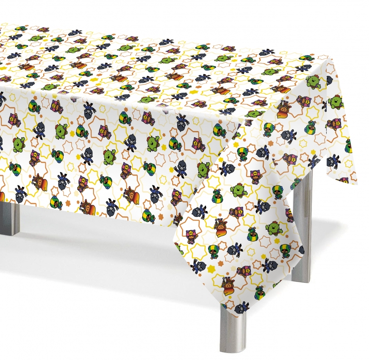 Скатерть ПЭТ, Brawl Stars, Белый